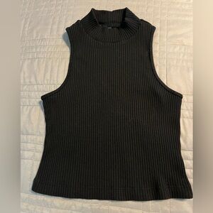Old Navy Black Ribbed Tank Top